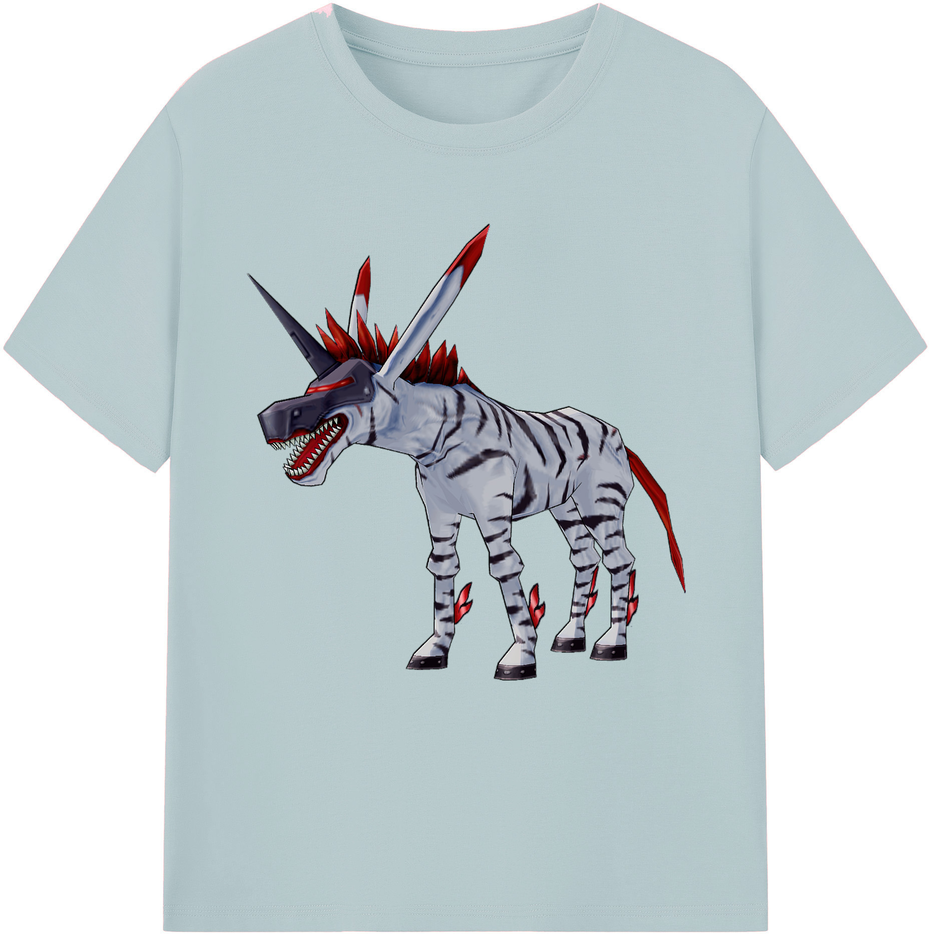 （画像用） Digimon デジタルモンスター/デジモン 綿100％半袖Tシャツ（フロントプリント）